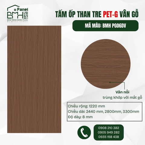 BMH PG06DV - PETG VÂN GỖ GIÁ TỴ