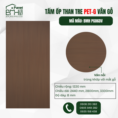 BMH PG06DV - PETG VÂN GỖ GIÁ TỴ