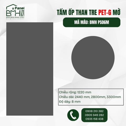 BMH PS06M - PETG MỜ GHI ĐẬM
