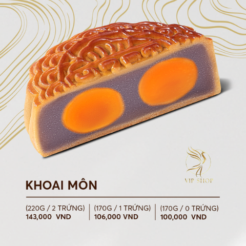 Bánh trung thu Khoai Môn - Hỷ Lâm Môn
