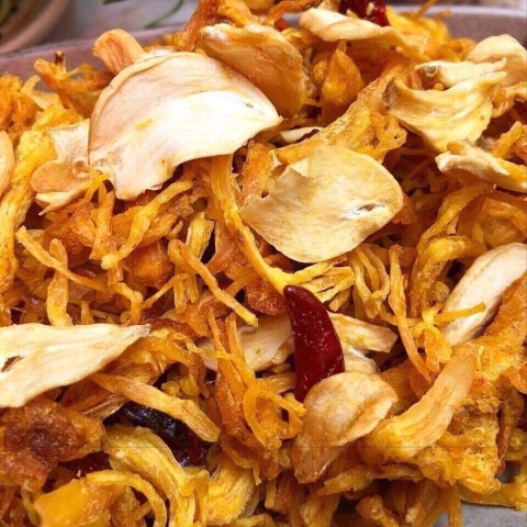 Khô Gà Cháy Tỏi