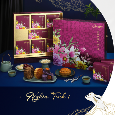 Nghĩa Tình 1 – Hộp Bánh Trung Thu Cao Cấp, Tinh Tế
