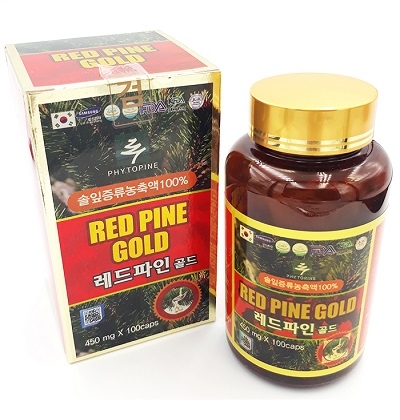 Viên Tinh Dầu Thông Đỏ Red Pine Gold hộp 100 viên