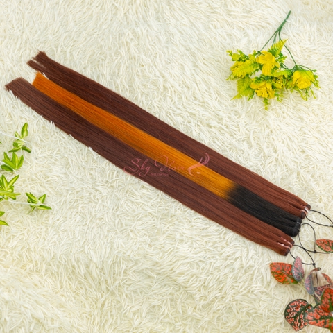 Supper Bone Straight Weft Hair - Colored Hair