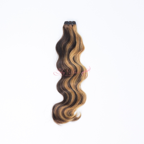 Cambodian Wavy Weft Hair - Piano Color