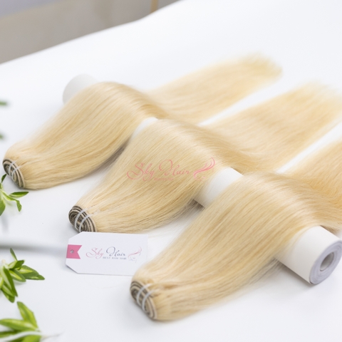 Straigh Weft Hair- Blonde #613 Color