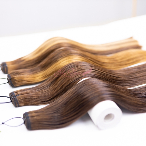 Supper Bone Straight Weft Hair - Piano Color