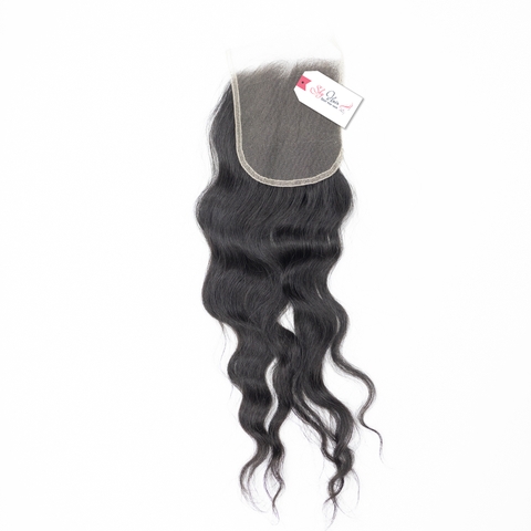 Cambodian Wavy Closure - Natural Color