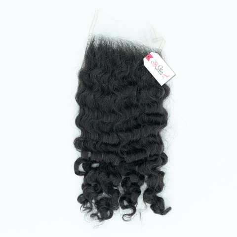 Burmese Curly 5*5 HD lace Closure- Natural Color