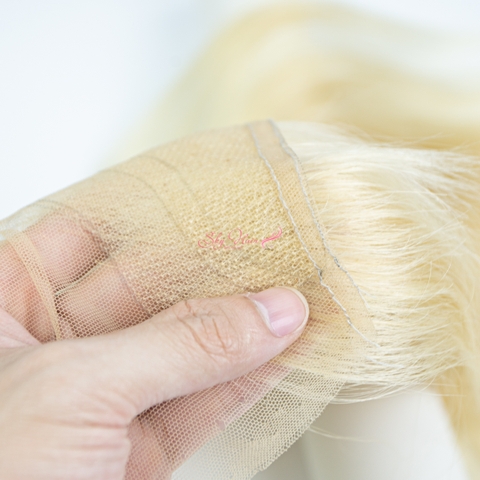 Straight Blonde 13*4 HD Lace Closure