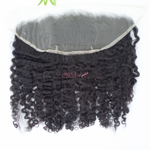 Burmese Curly 13*6 HD Lace Frontal- Natural Color