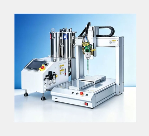 Máy Bơm Keo AB Tự Động MY8010 Để Bàn 3 Trục
