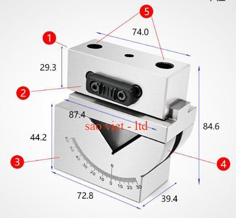 Bệ đồ gá sửa đá mài AP60