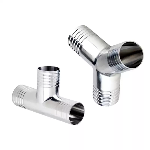 Đầu nối hình chữ Y và chữ T ống mềm 3 chiều bằng thép không gỉ