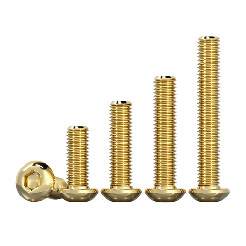 Ốc vít đầu bán lục giác bằng đồng thau M3, M4, M5, M6, M8