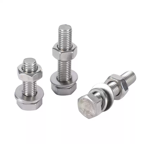 Bộ ốc vít, bu lông, đai ốc inox 304 lục giác cỡ M12 M14 M16