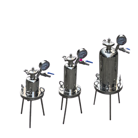 Bộ Lọc Áp Suất Dương Cách Nhiệt Lót PTFE Bằng Thép Không Gỉ 304