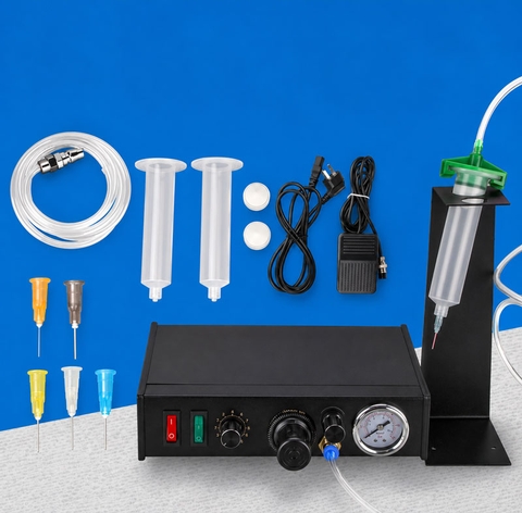 Máy Bơm Keo Bán Tự Động 982 Chính Xác Cao Cho Keo Silicone