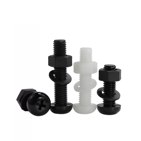 Ốc vít đầu chữ thập bằng nylon M2-M8