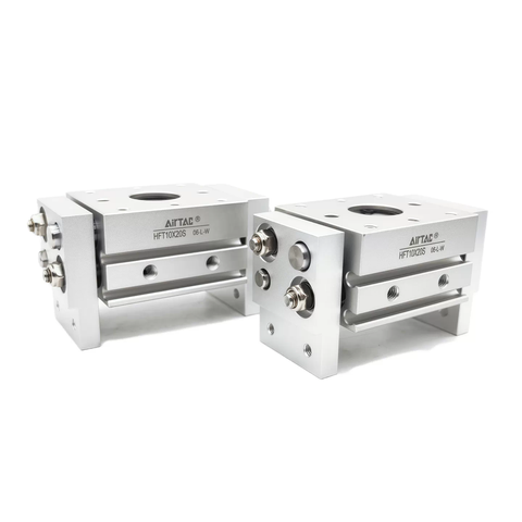 Xi Lanh Kẹp Ngón Tay AIRTAC HFT10/16/20/25/32, Hành Trình 20–60 mm