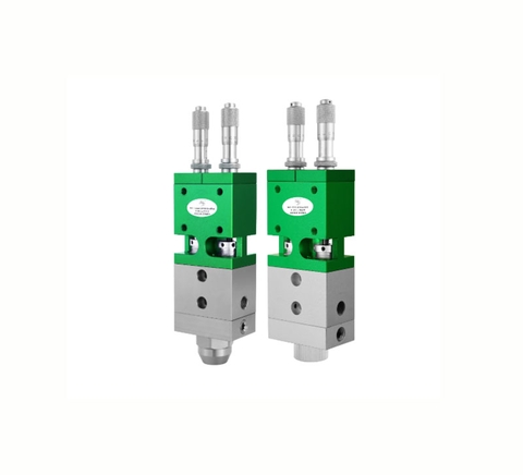 Van Bơm Keo AB MY716A Hai Thành Phần Kiểu Kim Đẩy Kèm Thước Vi Chỉnh