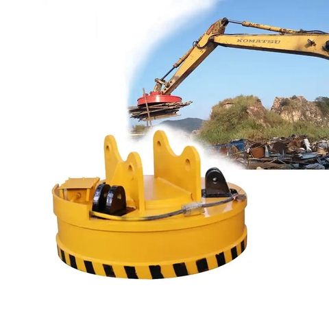 Nam Châm Nâng Điện Dùng Cho Máy Xúc Cẩu