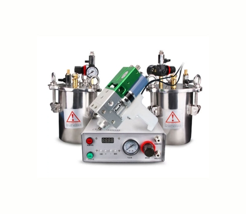 Máy Bơm Keo AB MY126D Van Điều Khiển Cầm Tay Di Động Kèm Thùng Áp Lực Inox
