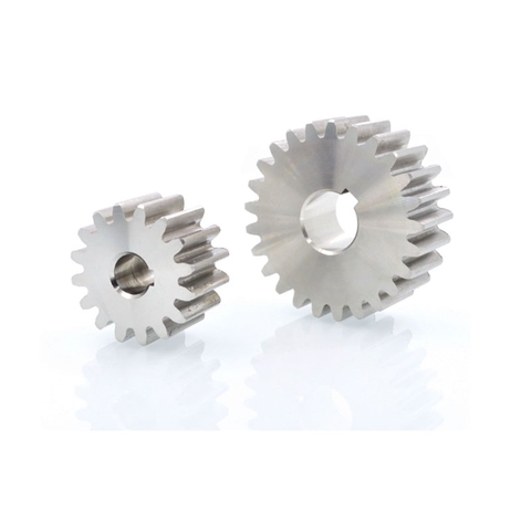 Bánh răng trụ răng thẳng bằng inox 304 mô đun 1.5