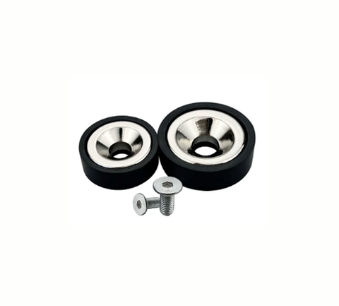 Nam Châm Tròn Lỗ Âm Bọc Cao Su Polyurethane BMQ05 / BMQ06 Phi 10-12-15-20mm