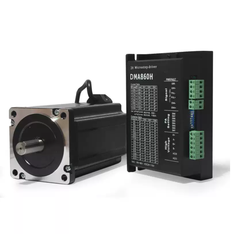 Bộ Kit 86 Động Cơ Bước 86BYG250H 4.5N/8.5N/12N Bộ Điều Khiển DMA860H