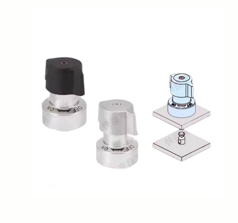 Khóa Kẹp Nhanh Chốt Côn Cường Lực QCPCS0625 / QCPCS0834-20-M4-M5-SUS