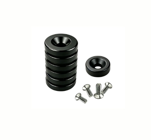 Nam Châm Tròn Lỗ Côn Phủ Epoxy BLS15 / BLS16 Phi 8-10-12-15-20 Dày T3-T4-T5-T6