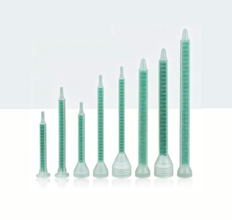 Ống Trộn Tĩnh AB FMC Dạng Vuông – Đầu Khóa Bayonet/Ren Vặn, Đầu Ra Tròn, Chống Ăn Mòn & Chịu Áp Lực