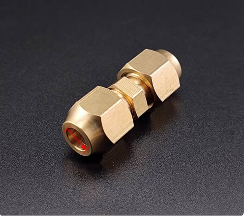 Đầu Nối Ống Đồng Ren Ngoài 2 Đầu Phụ Kiện Nối Ống Đồng/Nhôm Hệ Lạnh