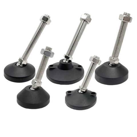 Cốc Đỡ Chân Đa Năng Bằng Nylon Mạ Niken M12/M16