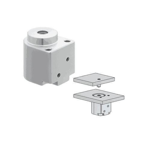 Khóa kẹp chốt côn khí nén tác động đơn/kép PPHC0621S-SUS PPHC0623D-SUS