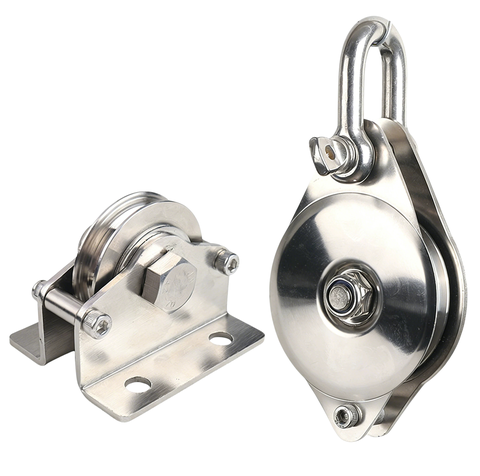 Ròng Rọc Cố Định Inox 304 Chịu Tải 0.5 Tấn, 1 Tấn, 2 Tấn