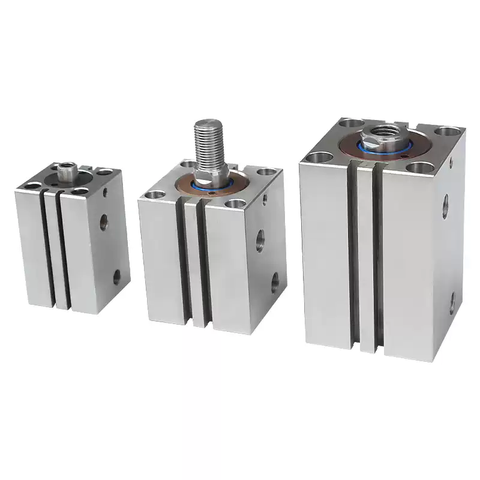 Xi lanh thủy lực từ tính mỏng bằng thép không gỉ hình vuông CXRS-SD20/25/32/40/50/63/80