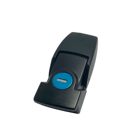 Khóa tủ điện DKS-1 / DK604-1 | Khóa chốt ẩn, khóa tủ cơ khí có chìa, màu đen mờ