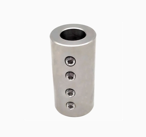 Khớp Nối Trục Cứng Inox 304 – Coupling Cứng Motor – Trục Kết Nối Có Rãnh Chốt