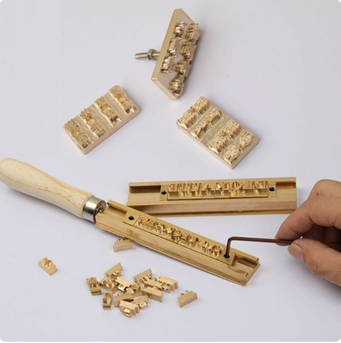 Khuôn Dập Nóng Chữ Tùy Chỉnh Dạng T – Khuôn Đồng Thau Ép Logo, Ép Kim, Dập Nổi Da (Hot Stamping & Embossing)