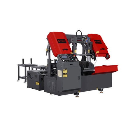 Máy cưa vòng kim loại CNC 4232 – cưa hai trụ, hai xi lanh thủy lực, kiểu cổng, tự động cấp phôi