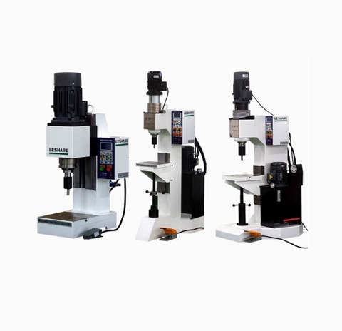 Máy ép tán xoay khí nén – thủy lực – servo