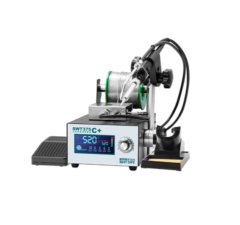 Máy Hàn Thiếc Tự Động SWT Điều Khiển Bằng Chân, Mỏ Hàn Công Nghiệp 375°