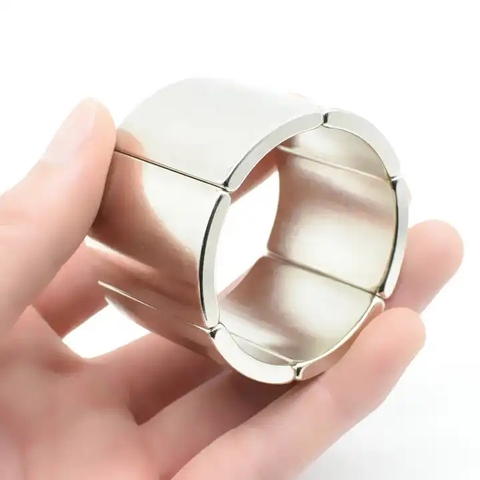 Nam Châm Neodymium Hình Thang Hoặc Cung Tròn Cho Roto Động Cơ