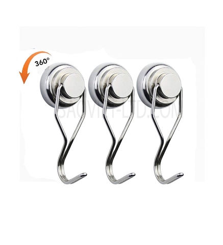 Nam Châm Gẵn Móc Treo Xoay 360 Độ