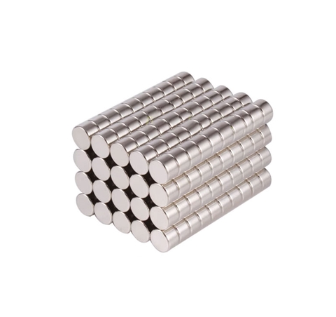 Nam châm viên hình tròn NdFeB từ tính mạnh N35 đường kính phi 6, 8 x dầy 1, 2, 3, 4, 6, 8, 10