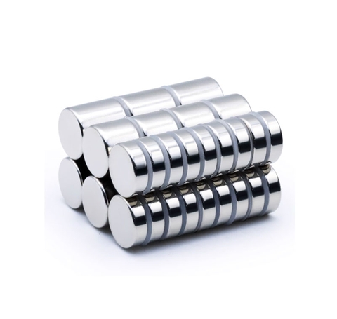 Nam châm viên tròn đường kính 20 mm, lực hút mạnh N52, nam châm NdFeB vĩnh cửu