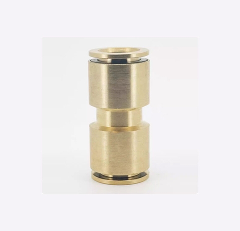 Đầu nối nhanh khí nén bằng đồng – Khớp nối ống hơi thẳng 6/8/10/12mm