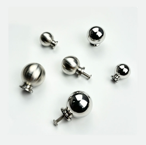 Tay nắm tủ tròn đơn lỗ inox 304 – Núm kéo ngăn kéo, cửa tủ quần áo, phong cách hiện đại tối giản